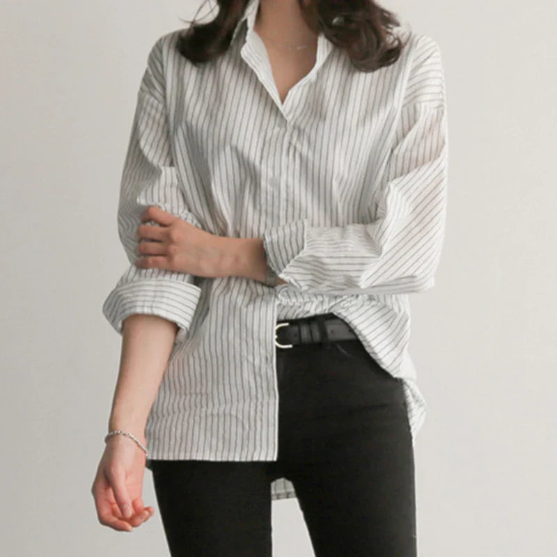 Elsie Drop Stripe Shirt
