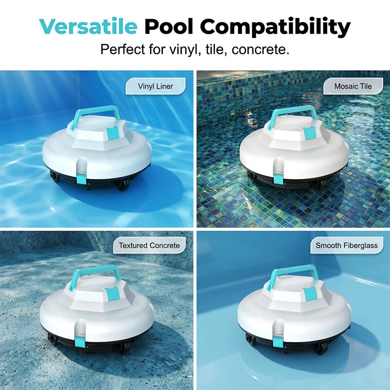 🤖Neu eingetroffen – 50% reduziert!🌊Poolreinigungsroboter | Kabellos · Starke Saugkraft · Intelligente Navigation · Ein-Knopf-Start · Leicht entnehmbarer Filterkorb🏖️